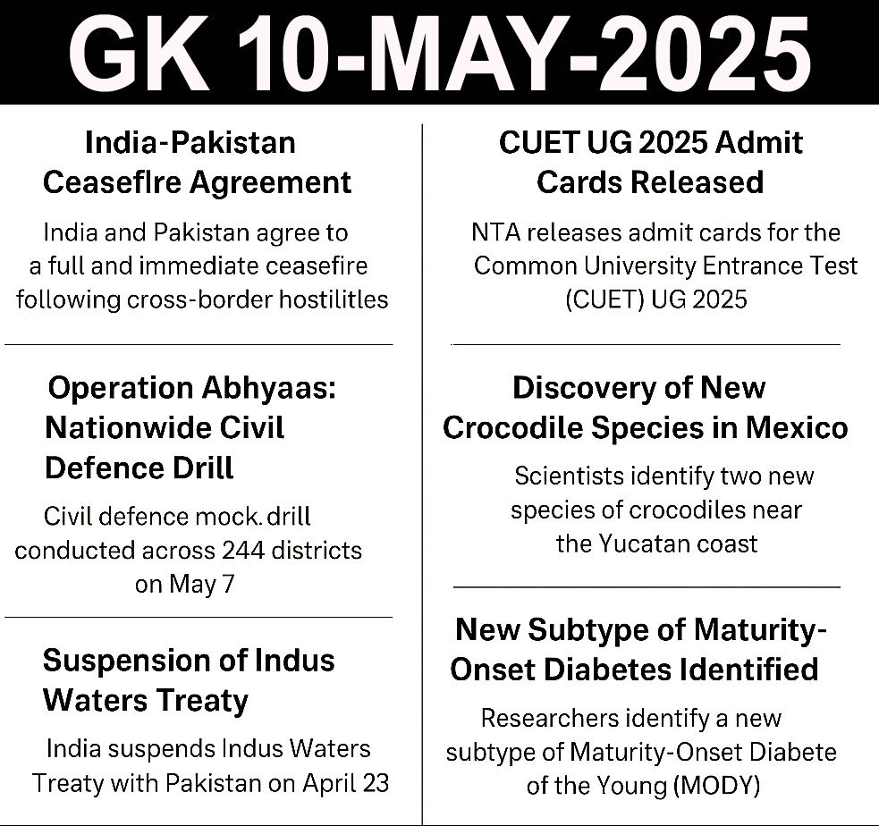 10 MAY 2025 GK